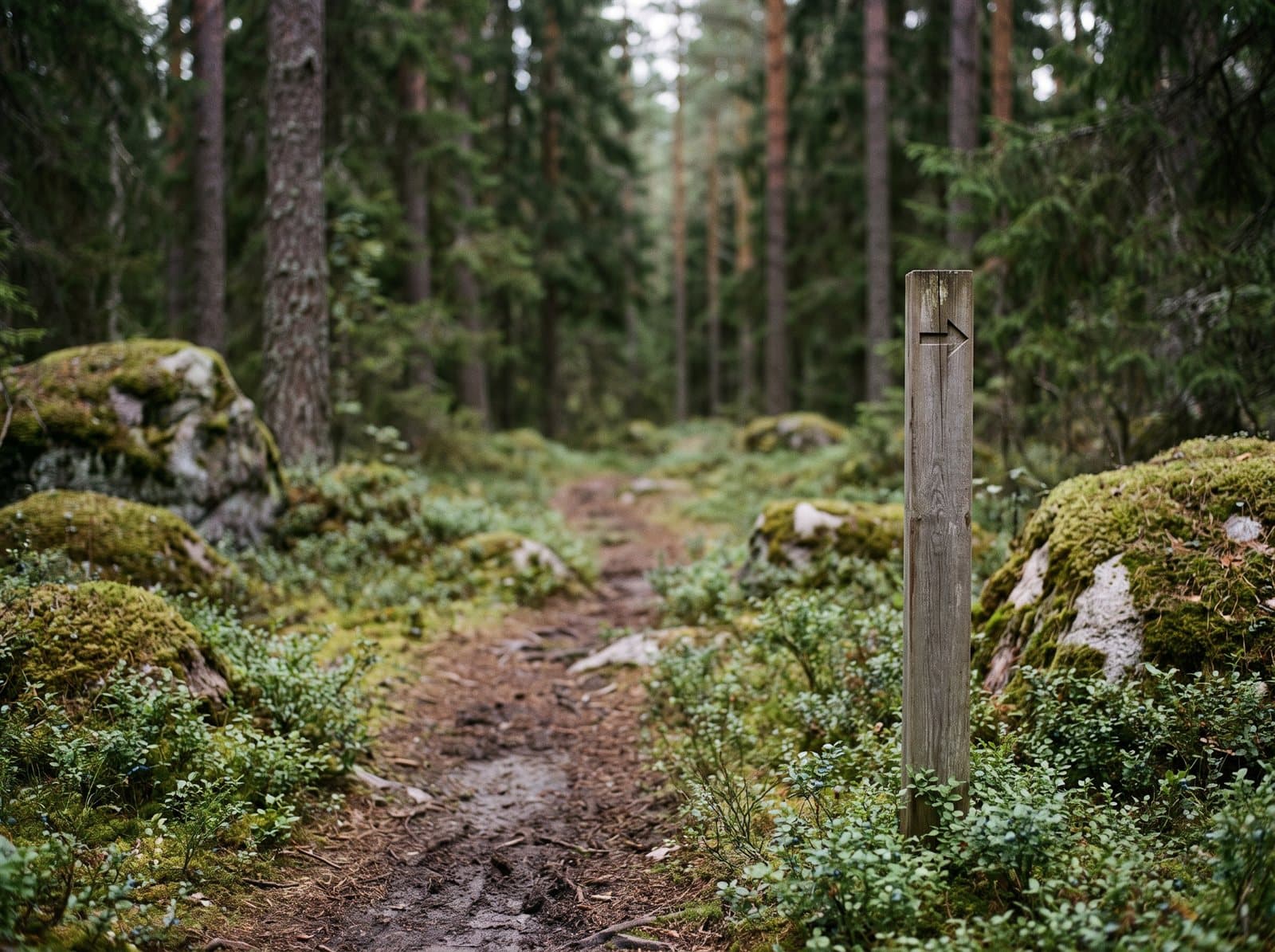Vandring i gammelskog